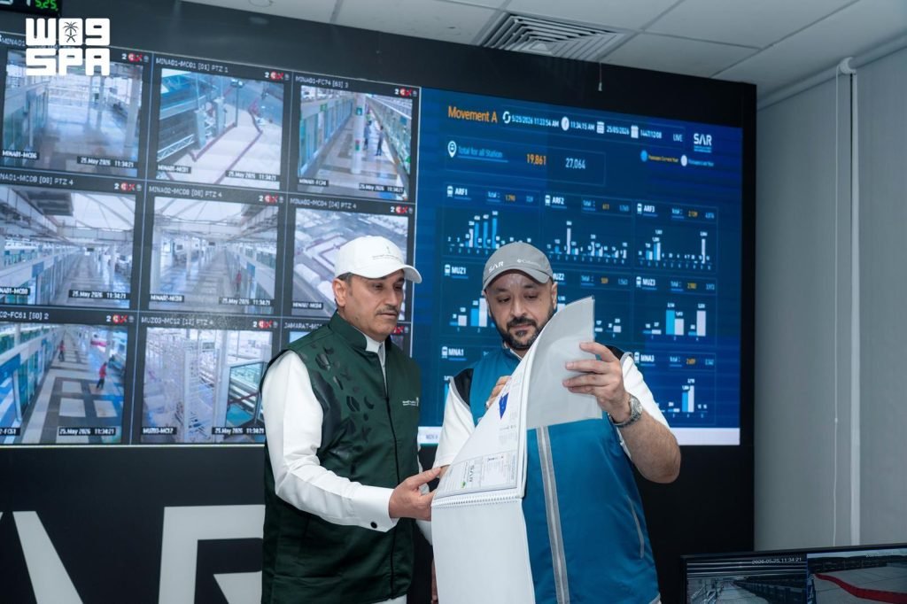 الجاسر يقف ميدانيًا على مرافق وخدمات النقل والخطط التشغيلية بالمشاعر المقدسة لحج 1447هـ