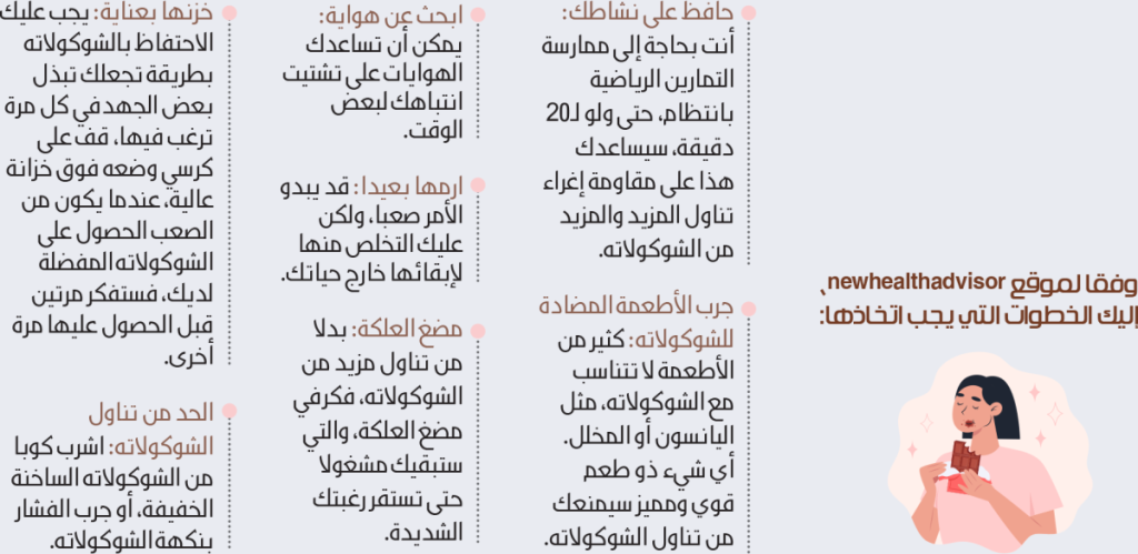 كيف تتغلب على إدمان تناول الشوكولاته؟