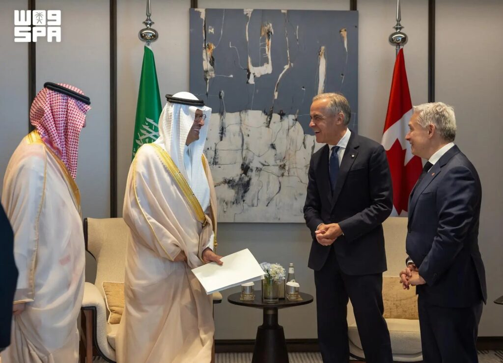 وزير الطاقة يستقبل رئيس وزراء كندا ويبحثان تعزيز التعاون في قطاع الطاقة