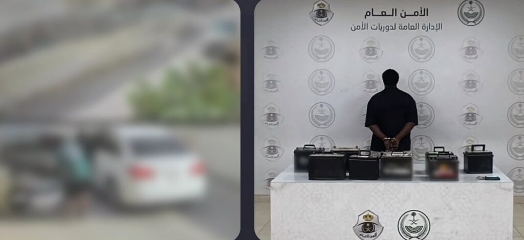 ضبط شخص لسرقته بطارية مركبة متوقفة بمدينة الرياض