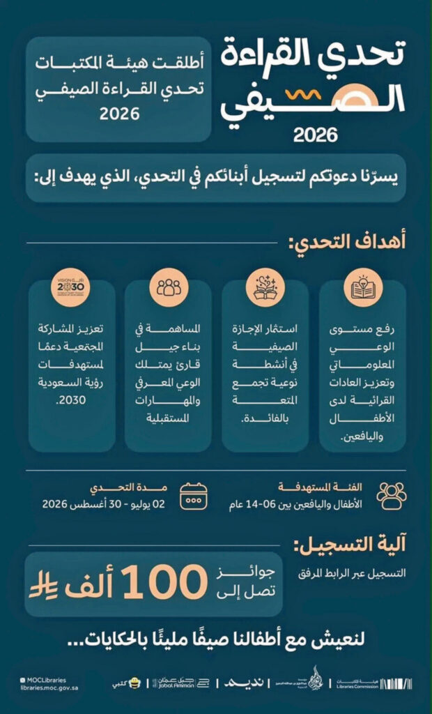 هيئة المكتبات تطلق «تحدي القراءة»